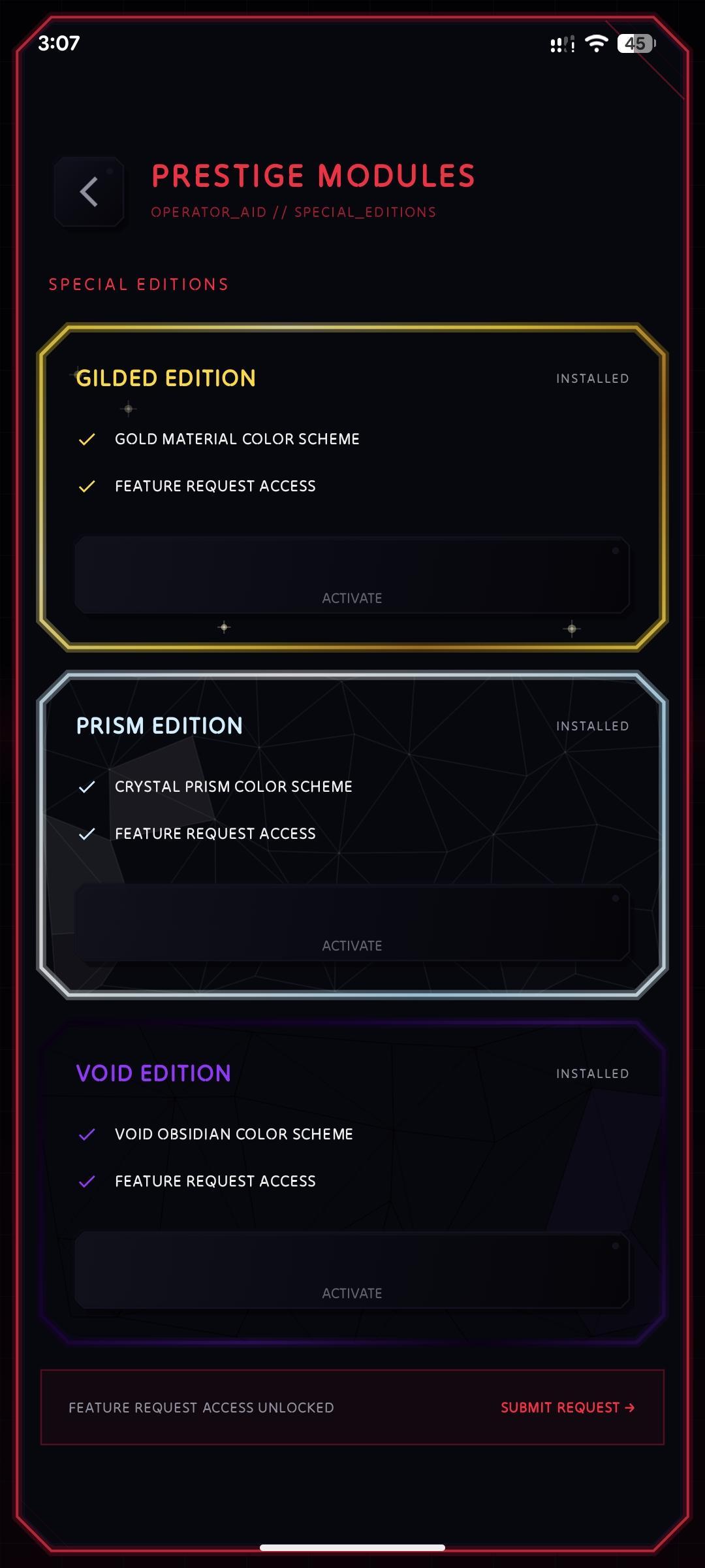 Prestige modules in NeoMusic