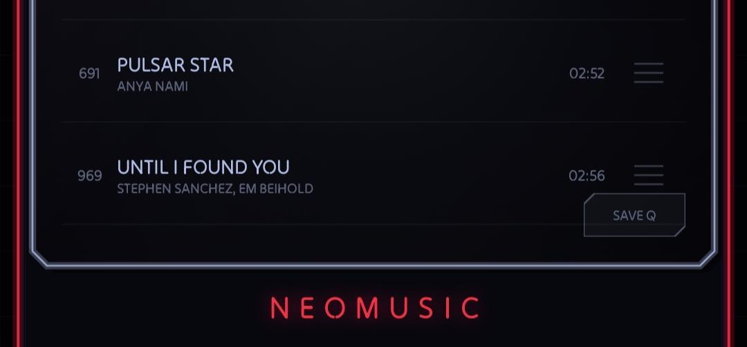 Save playback queue as playlist in NeoMusic