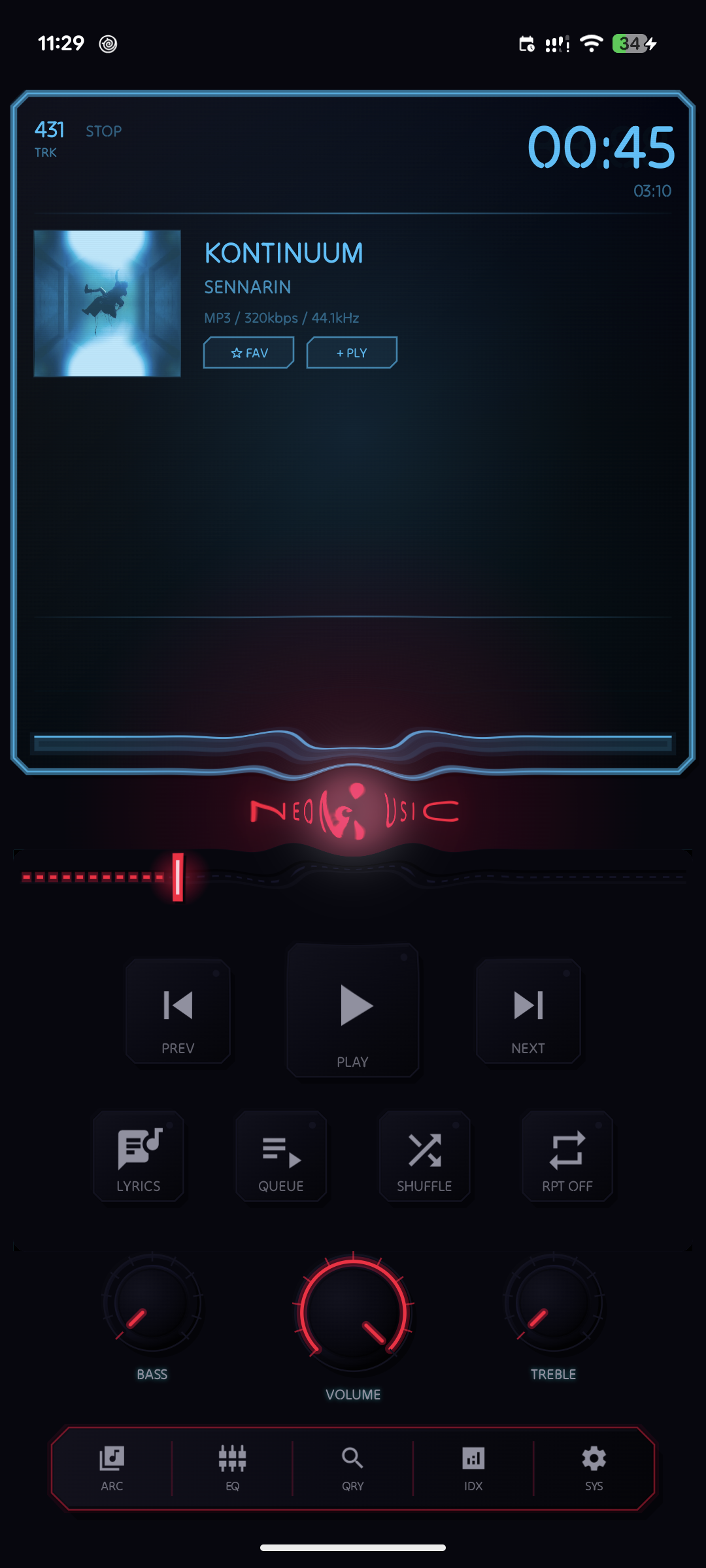 Entering Blueprint schematic view in NeoMusic